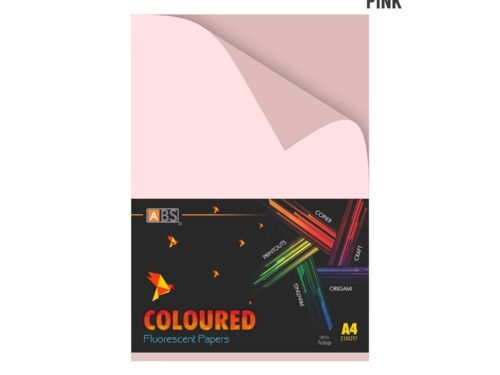 ABS Fluorescent paper A4 - 80 gsm light pink - Image 1