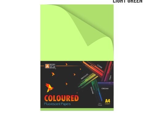 ABS Fluorescent paper A4 - 80 gsm Fluorecent light green - Image 1