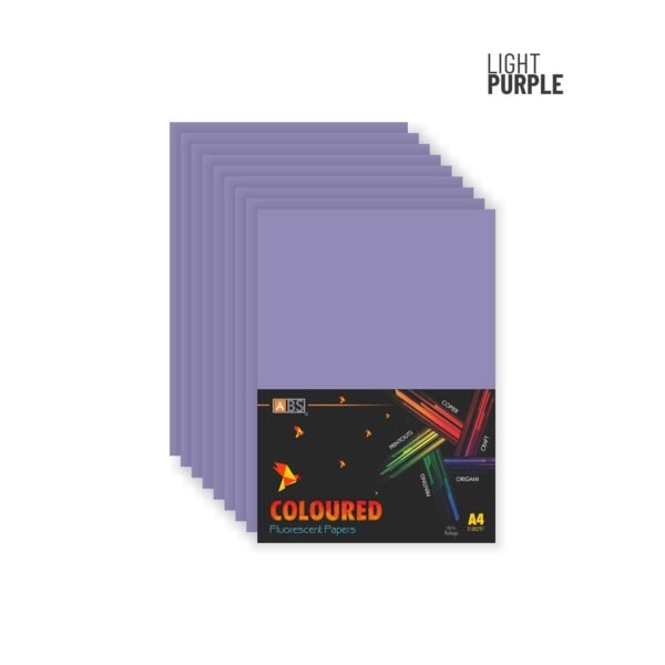 ABS Fluorescent paper A4 - 80 gsm light purple