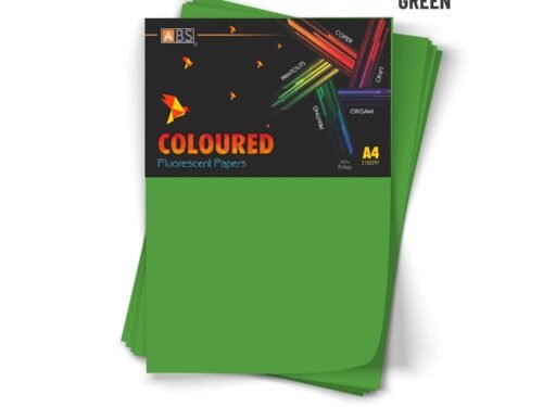 ABS Fluorescent paper A4 - 80 gsm Parrot green - Image 5