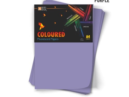 ABS Fluorescent paper A4 - 80 gsm light purple - Image 3