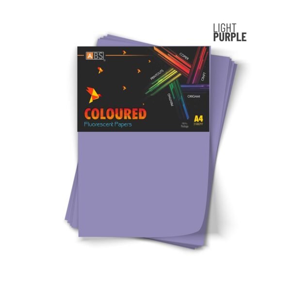 ABS Fluorescent paper A4 - 80 gsm light purple