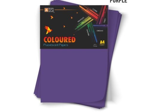 ABS Fluorescent paper A4 - 80 gsm dark purple - Image 4