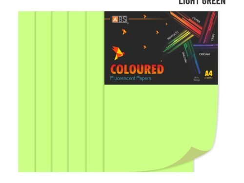 ABS Fluorescent paper A4 - 80 gsm Fluorecent light green - Image 4