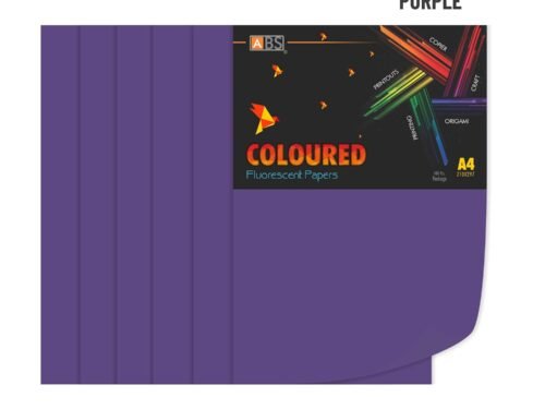 ABS Fluorescent paper A4 - 80 gsm dark purple - Image 3