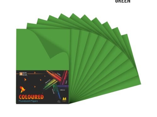 ABS Fluorescent paper A4 - 80 gsm Parrot green - Image 2