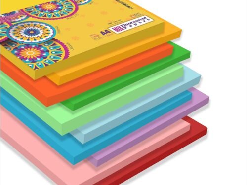 ABS Fluorecent paper assoted A4 -120 gsm pack of 100 - Image 4