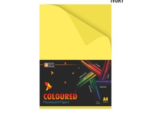 ABS Fluorescent paper A4 - 80 gsm lemon yellow - Image 1