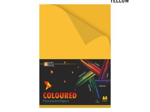 ABS Fluorescent paper A4 - 80 gsm golden yellow - Image 1