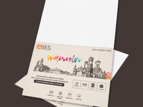 ABS Water color paper (100% cotton) A4 - Image 1