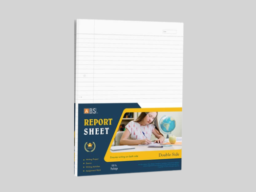 ABS Crown Double Side Ruled Report Sheet - Image 1