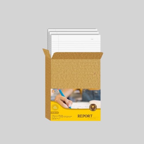 ABS Crown Single Side Ruled Report Sheet Pack of 300 Sheets