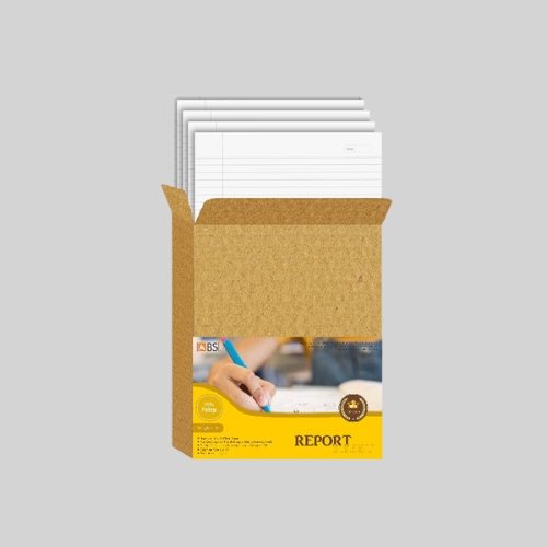 ABS Crown Single Side Ruled Report Sheet Pack of 400 Sheets