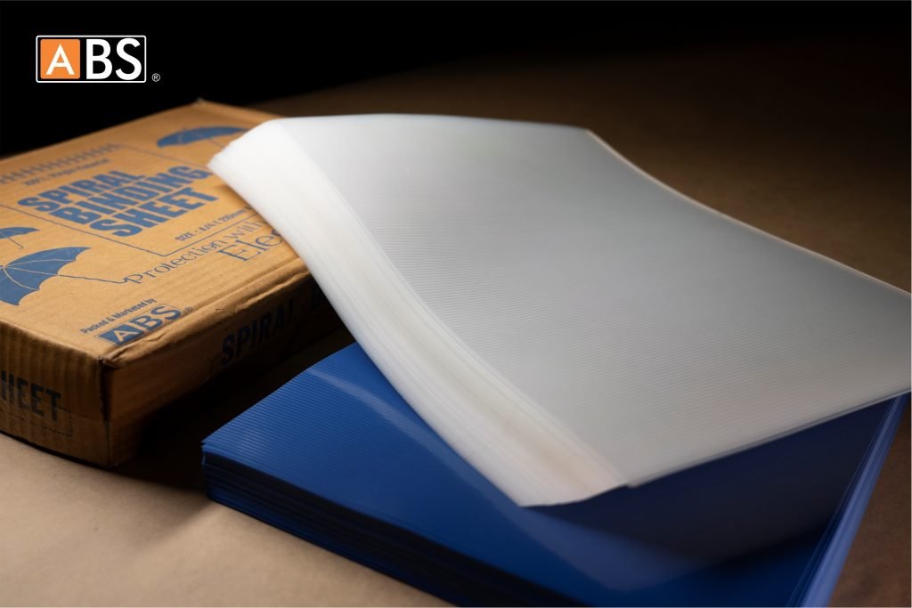 ABS Binding Sheet Square blue